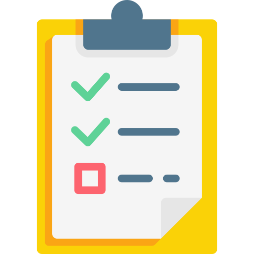 Document + checkmark.